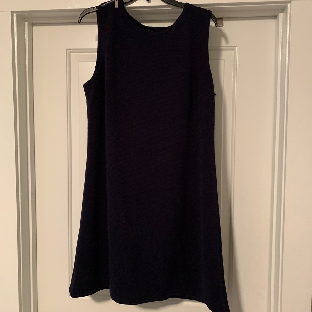 Navy Blue Sleeveless Dress